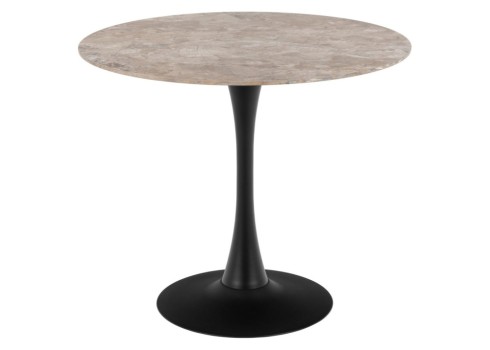 Söögilaud MALTA D90xH75cm, pruun-must