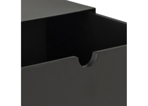 Öökapp JOLIET 30x25xH30cm, must