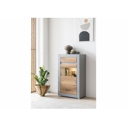 Vitriinkapp CASABLANCA tamm / matthall, mööbel, elutoamööbel, kapid