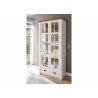 Vitriinkapp PROVENCE valge mänd / tamm, mööbel, elutoamööbel, vitriin