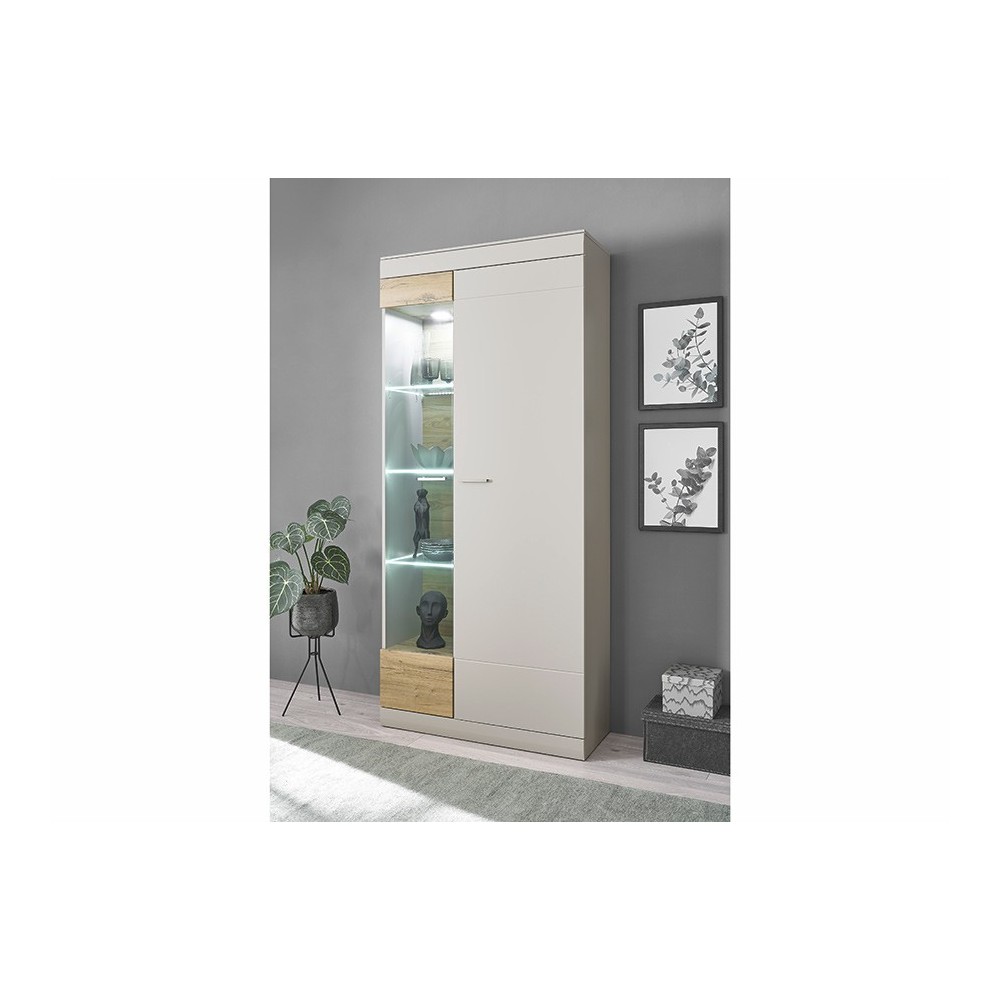 Vitriinkapp SCARA matthall / tamm, mööbel, elutoamööbel, vitriinkapid