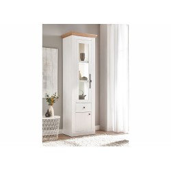 Vitriinkapp WESTMINSTER valge / tamm, mööbel, elutoamööbel, vitriin