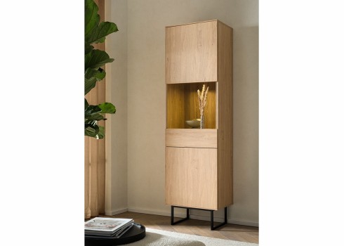 Vitriinkapp KALMAR tamm, mööbel, elutoamööbel, vitriinkapid, kapid