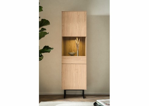 Vitriinkapp KALMAR tamm, mööbel, elutoamööbel, vitriinkapid, kapid