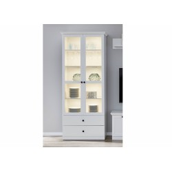 Vitriinkapp BAXTER valge, vitriinkapid vitriin vitriinid elutoamööbel