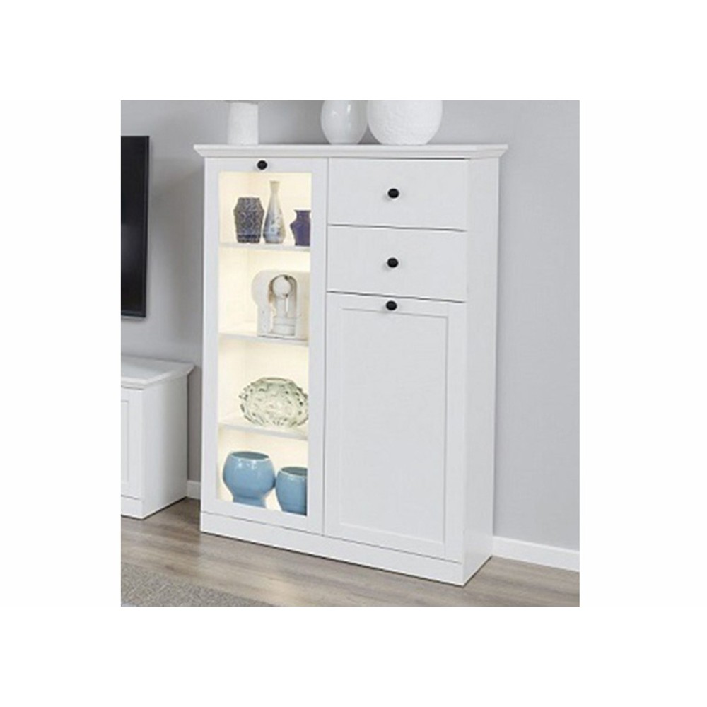 Vitriinkapp BAXTER valge, vitriinkapid vitriin vitriinid elutoamööbel