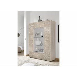 Vitriinkapp MIRO tamm Sonoma, mööbel, elutoamööbel, vitriinkapid