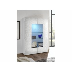 Vitriinkapp PRISMA valge läige, mööbel, elutoamööbel, vitriinkapid