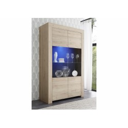 Vitriinkapp FIRENZE tamm Cadiz, mööbel, elutoamööbel, kummutid