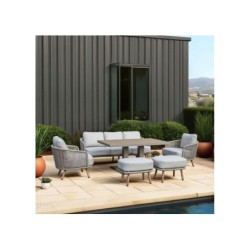 Aiamööblikomplekt MALISE 6-osaline, beež