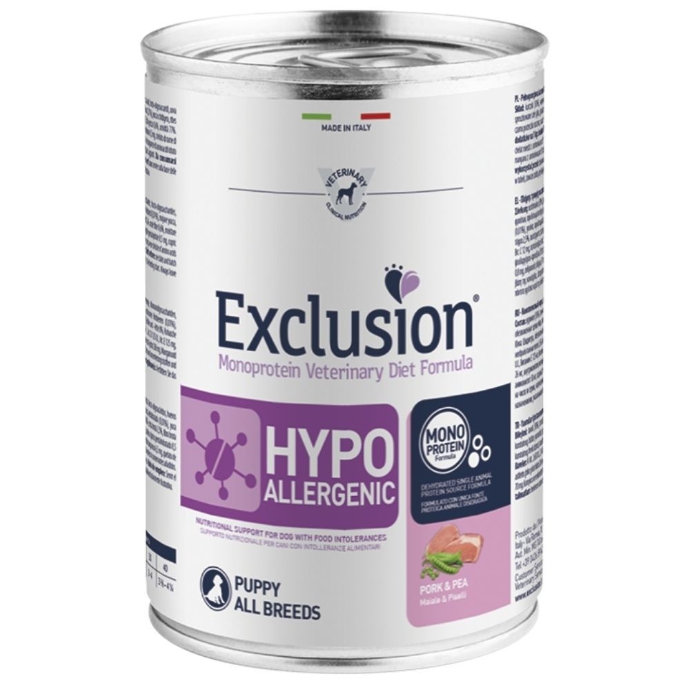 EXCL Hypoallergenic puppy konserv sealiha & hernestega 6x200g
