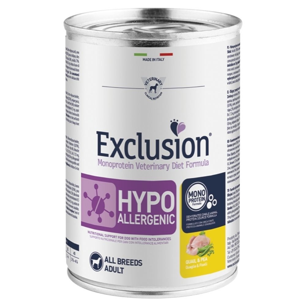 EXCL Hypoallergenic adult konserv koerale vuti & hernestega 6x200g