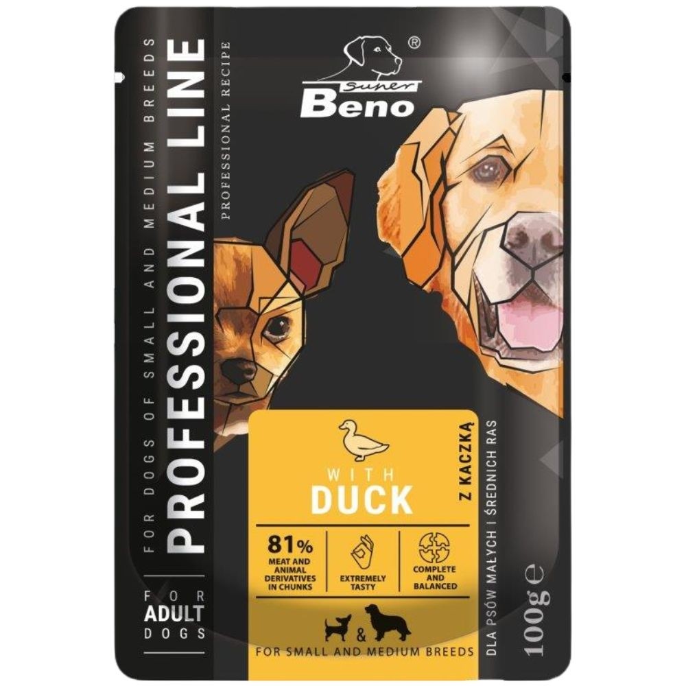 Super Beno konserv koerale S-M pardilihaga 24x100g