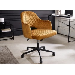 Kontoritool PARIS kollane, kontoritoolid, kontorimööbel, ratastel tool