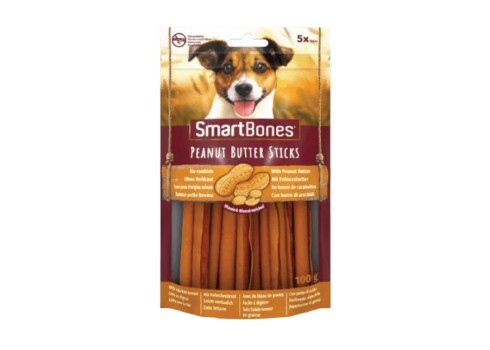SmartBones Peanut Butter Sticks 5tk,100g