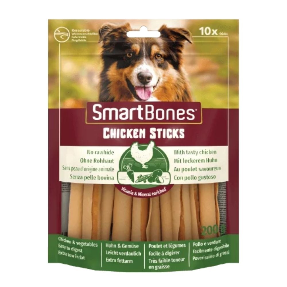 SmartBones Chicken Sticks 10tk, 200g