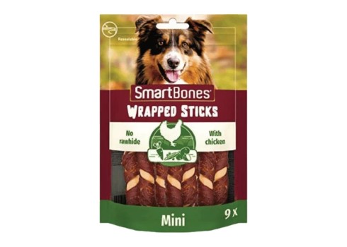 SmartBones Chicken Wrap. Sticks Mini 9 tk, 112g