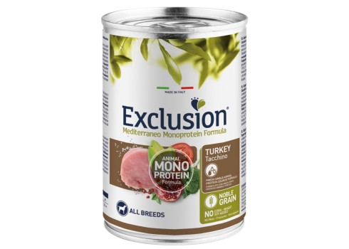 EXCL Mediterraneo adult konserv koerale kalkuniga 6x400g