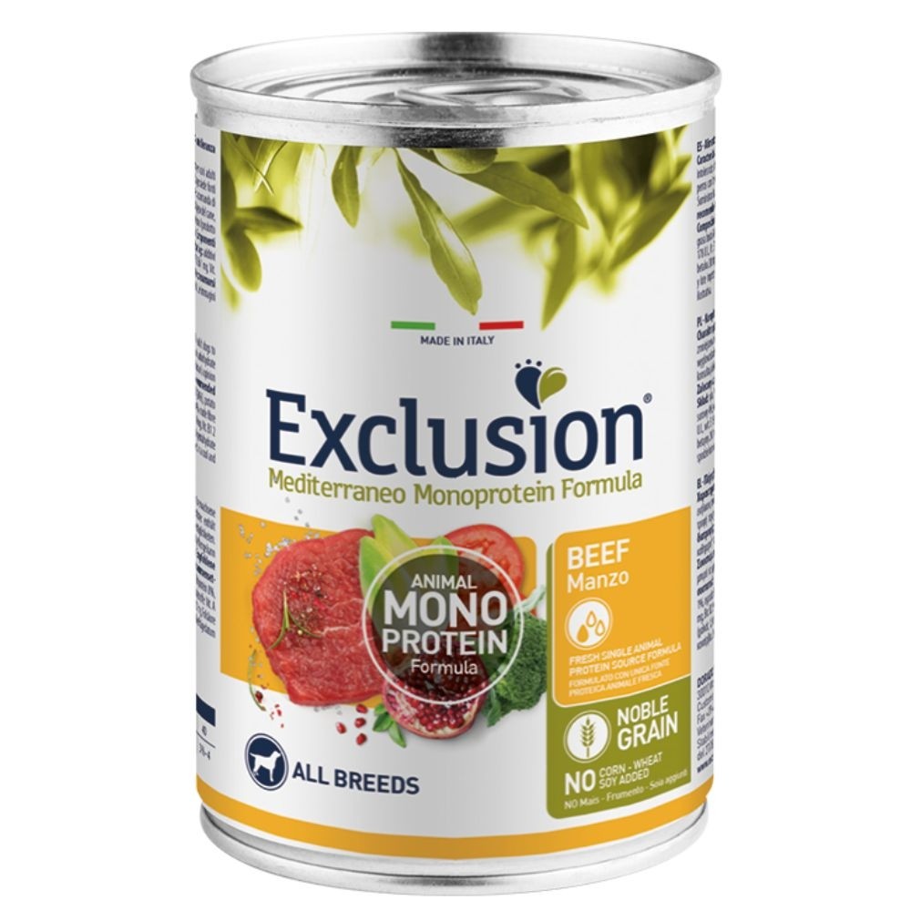 EXCL Mediterraneo adult konserv koerale loomalihaga 6x400g