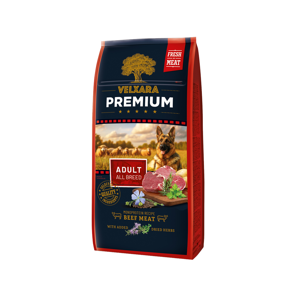 Velxara PREMIUM koeratoit veisega 12kg