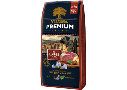 Velxara Premium LARGE koeratoit veisega 12kg