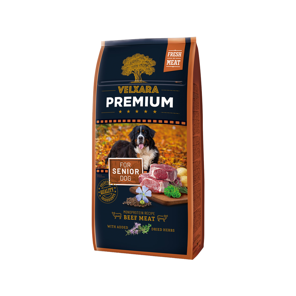 Velxara PREMIUM senior 7+ koertele veisega 12kg