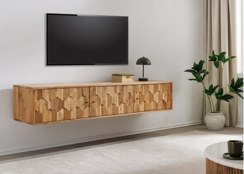 Tv-alus MYSTIC LIVING akaatsia,  mööbel, elutoamööbel, tv-kapp, tv-alused, tv-alus, puidust tv-alus