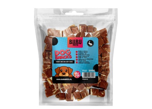 Bubu Pets koeramaius küüliku- ja tursakuubikud 500g