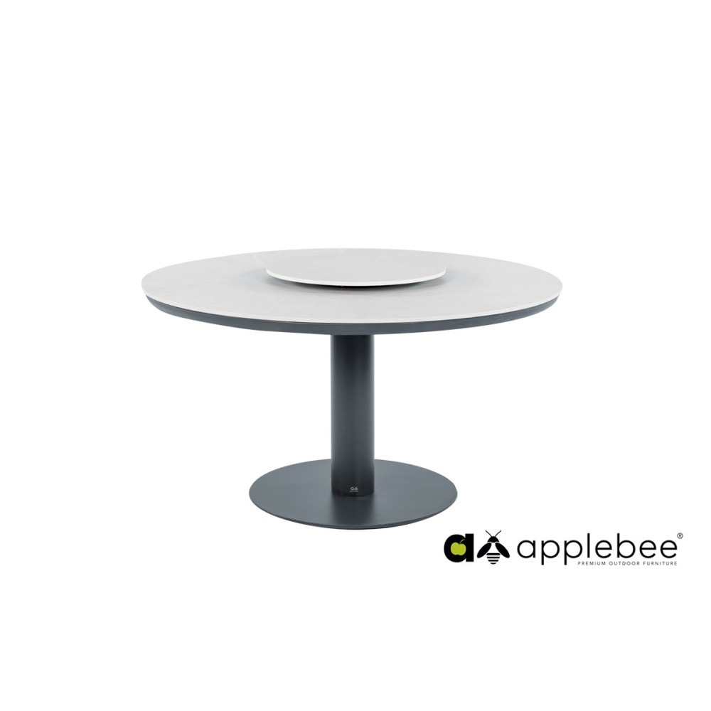 Aialaud serveerimisalusega Apple Bee MELVILLE hall / hallikasbeež, aiamööbel, söögilauad, mööbel