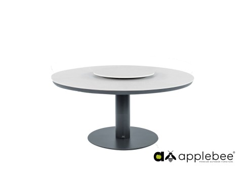 Aialaud serveerimisalusega Apple Bee MELVILLE LOW hall / hallikasbeež, aiamööbel, söögilauad, mööbel