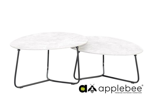 Diivanilaudade komplekt Apple Bee PINE KEY kreemvalge / pronks, aiamööbel, mööbel, aialauad, aialaud