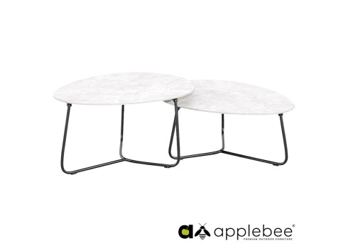 Diivanilaudade komplekt Apple Bee PINE KEY kreemvalge / pronks, aiamööbel, mööbel, aialauad, aialaud