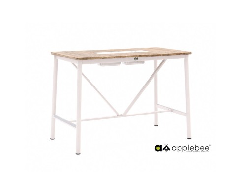 Baarilaud Apple Bee MILOU tiik / helebeež, aiamööbel, mööbel, aialauad, aialauad