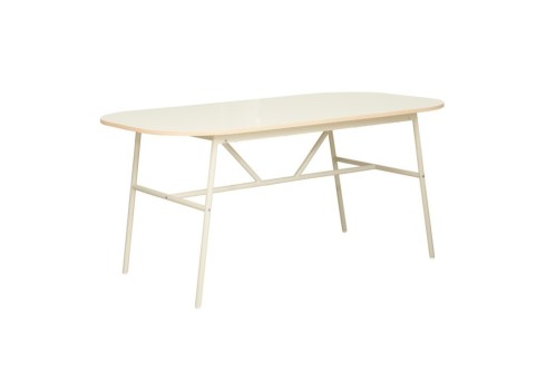 Söögilaud DESMOND 160x90xH76cm, beež