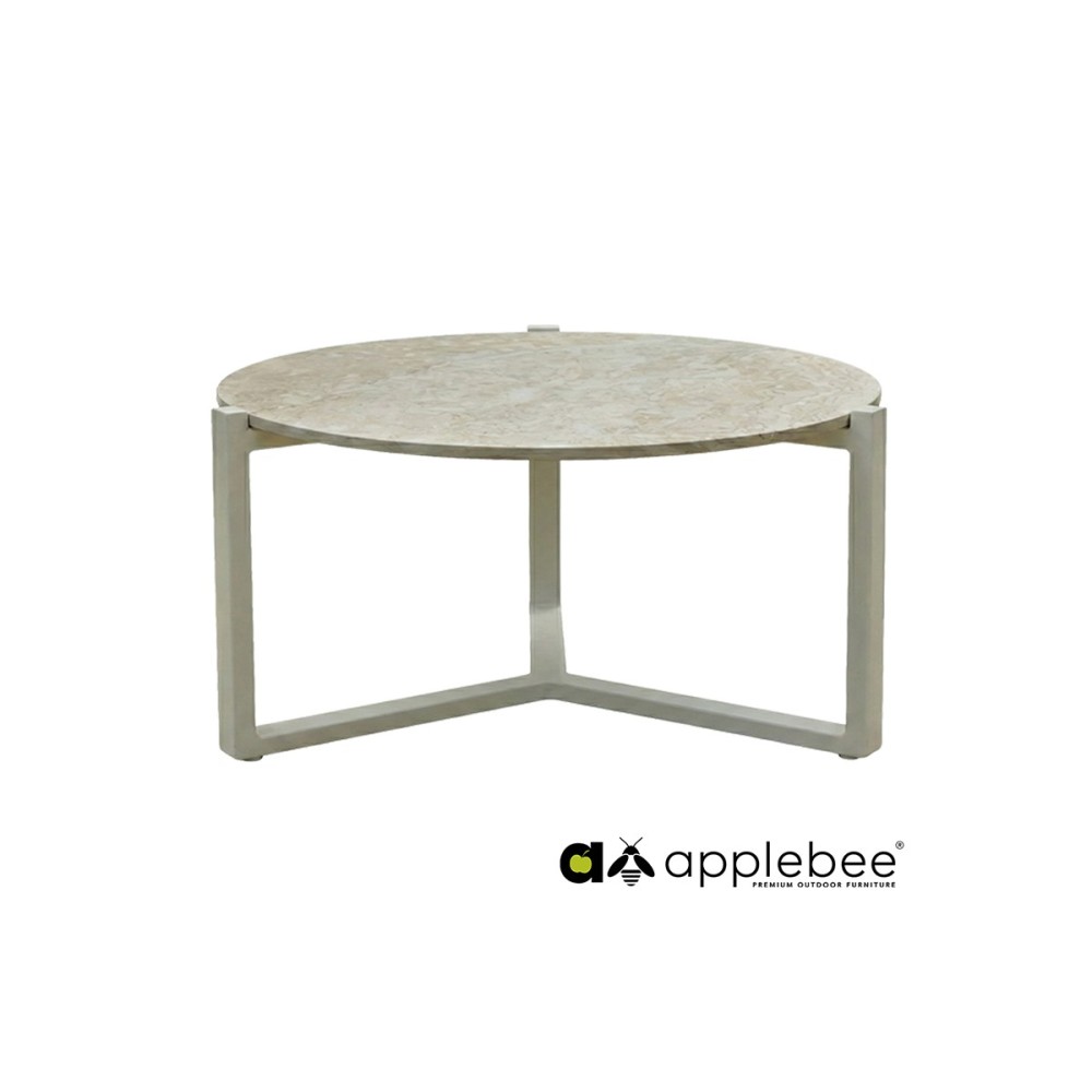 Diivanilaud Apple Bee MONACO helebeež / hall, aiamööbel, diivanilauad, aialaud, aialauad, aiamööbli müük