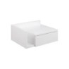 Öökapp ASHLAN 40x32xH16,5cm, valge