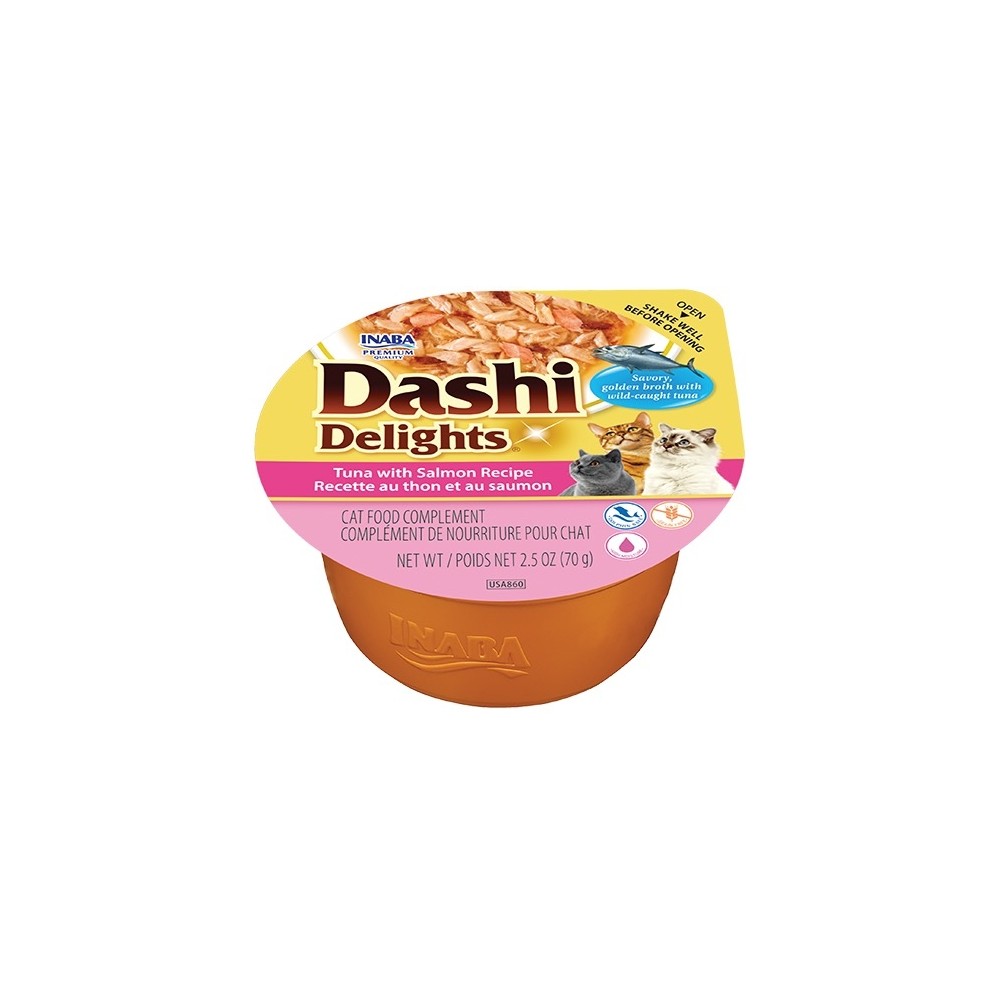 Inaba Dashi Delights Tuna with Salmon konserv kassile 70g