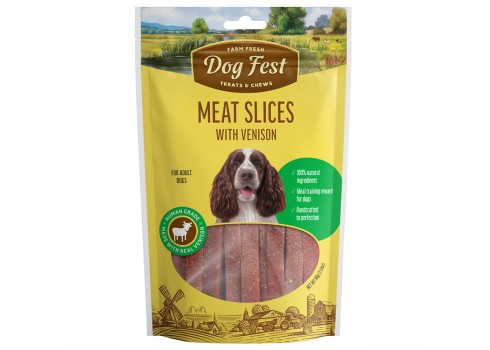 Dog Fest hirveliha viilud koerale 90g