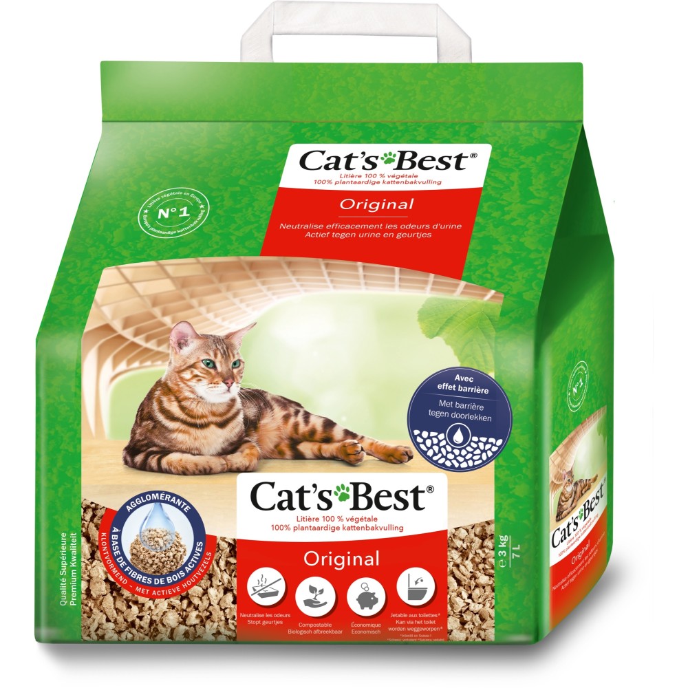 Cat's Best Original paakuv kassiliiv 7L