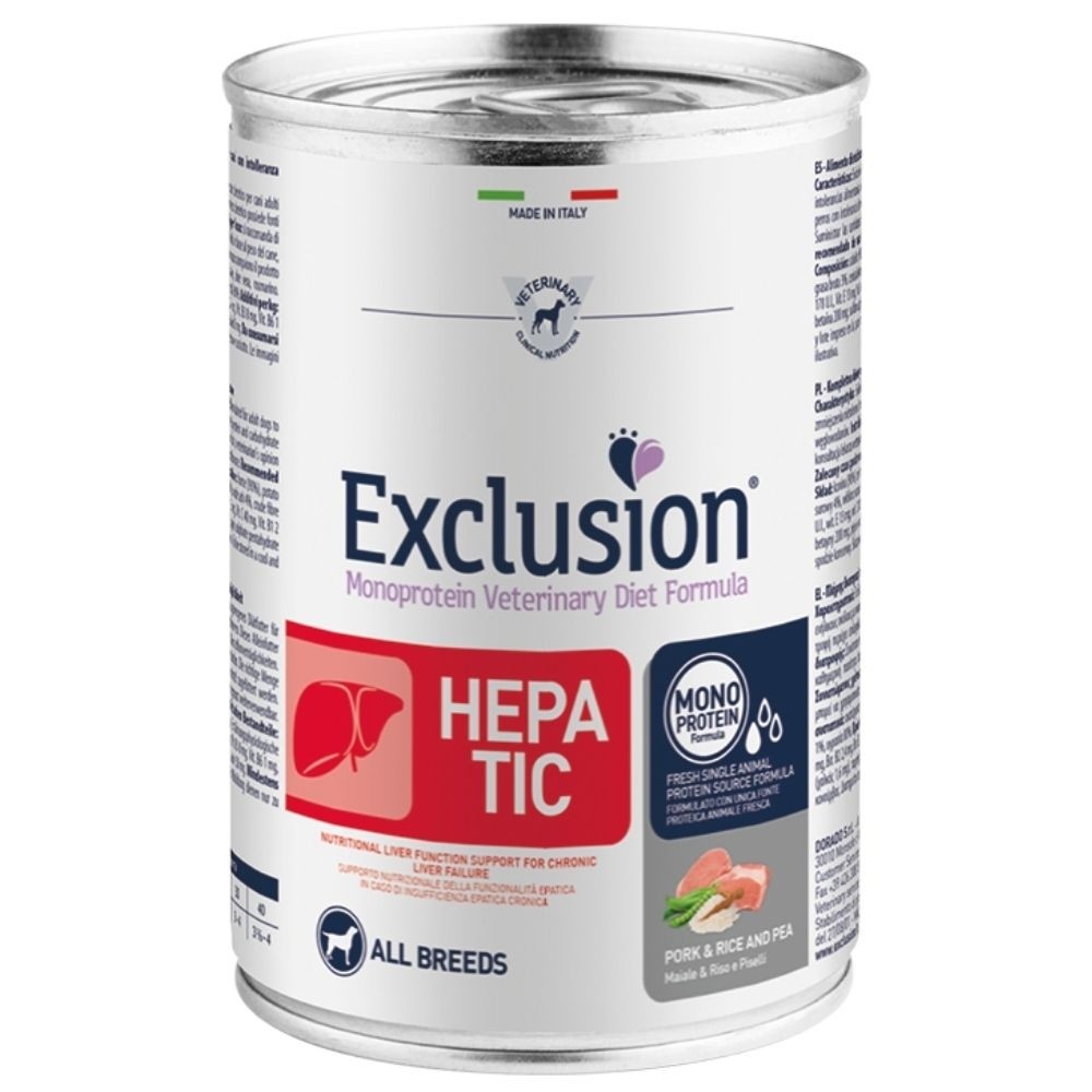 EXCL Hepatic konserv koerale sealiha, riisi & hernestega 6x400g