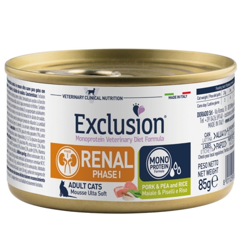 EXCL Renal konserv kassile sealiha, herneste & riisiga 6x85g