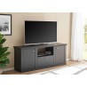 Tv-alus LINCOLN mattmust / tamm, mööbel, eluotoamööbel, tv-alused, tv-kapp