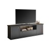 Tv-alus LINCOLN mattmust / tamm, mööbel, eluotoamööbel, tv-alused, tv-kapp