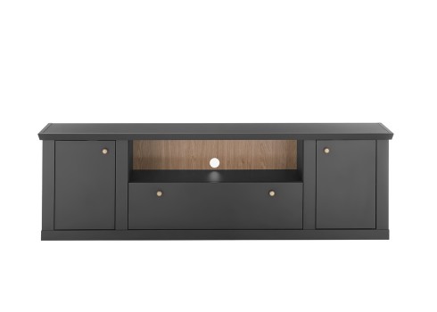 Tv-alus LINCOLN mattmust / tamm, mööbel, eluotoamööbel, tv-alused, tv-kapp