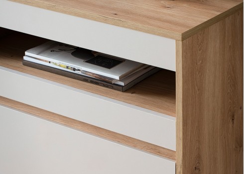 Tv-alus SONORA helehall / tamm, 162x45xH60 cm