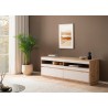 Tv-alus SONORA helehall / tamm, 162x45xH60 cm