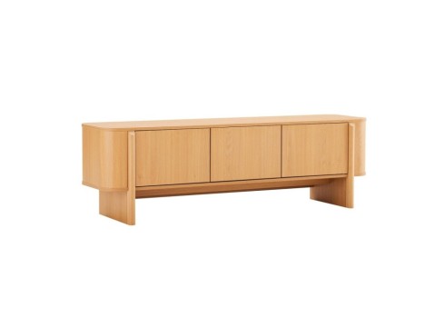 TV laud MORBEN 160x42xH50cm, tammedekooriga melamiin