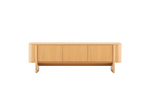 TV laud MORBEN 160x42xH50cm, tammedekooriga melamiin