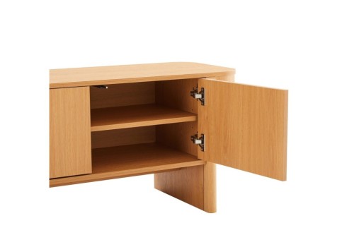 TV laud MORBEN 160x42xH50cm, tammedekooriga melamiin