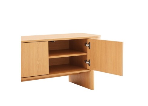 TV laud MORBEN 202,5x42xH50cm, tammedekooriga melamiin